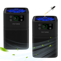 Compact Home Air Purifier with Aromatherapy, 3-in-1 Filtration System, H13 HEPA Filter for Dander Pollen Odor, Office Living ...