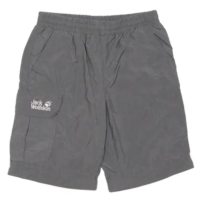 JACK WOLFSKIN Boys Cargo Shorts Grey M W22