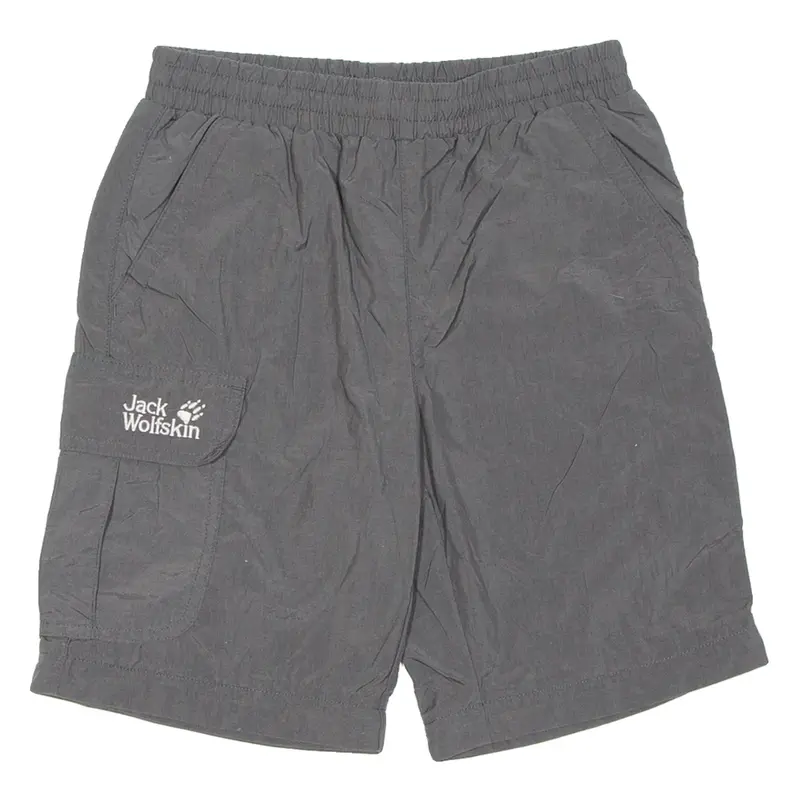 JACK WOLFSKIN Boys Cargo Shorts Grey M W22