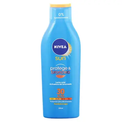 Nivea Sun Protect And Bronze Tan Activating Sun lozione SPF30 200ml