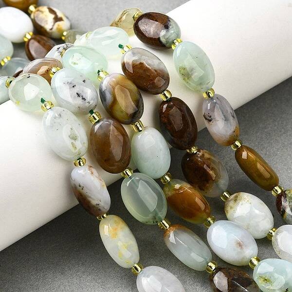 Natural Serpentine Beads Strands