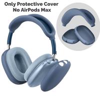 [No Headphones/Headset] Fintie Silicone Protective Case Cover for AirPods Max Headphones, Anti-Scratch Ear Pad & Headband Cov...