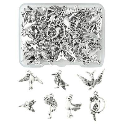42Pcs 7 Style Alloy Pendants