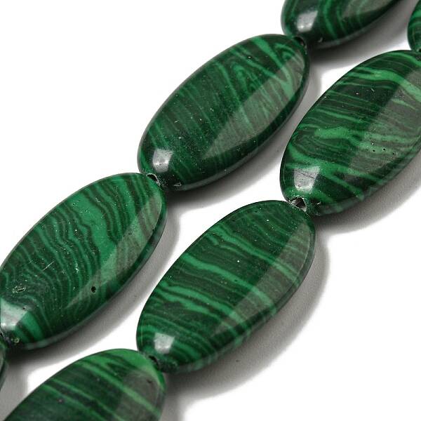 Synthetic Malachite Beads Strands