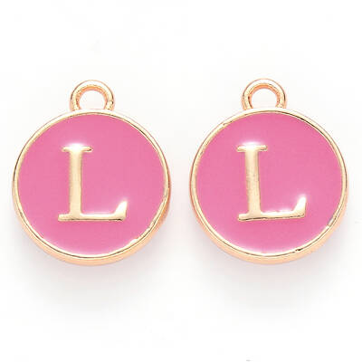 Golden Plated Alloy Enamel Charms