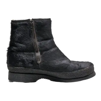 Ankle Boots Black Synthetic Womens UK 8
