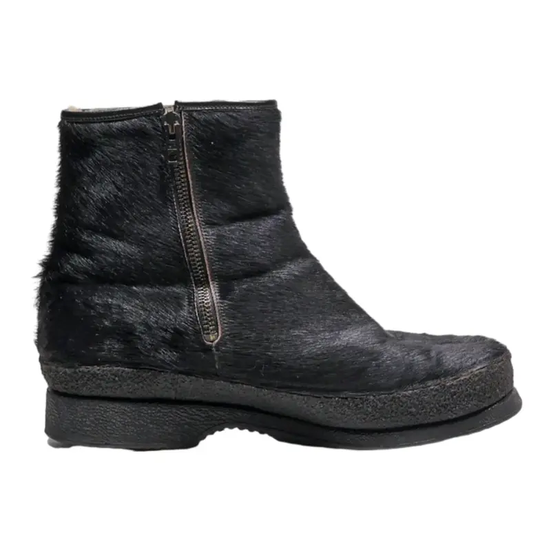 Ankle Boots Black Synthetic Womens UK 8