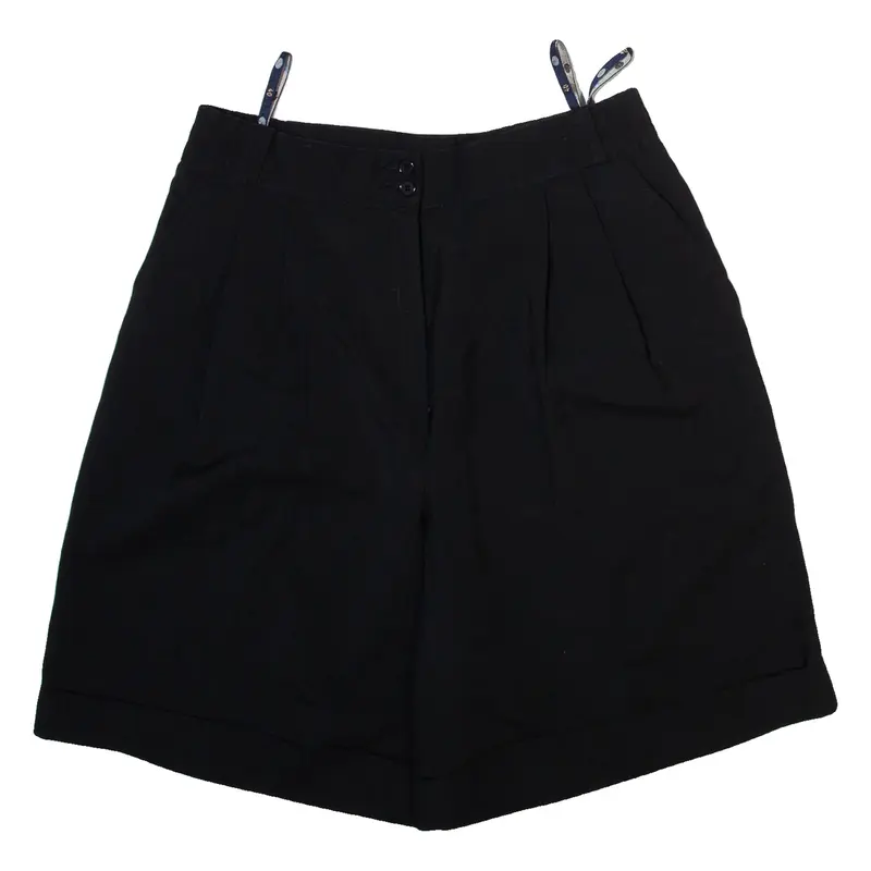 SIXTH SENSE Womens Casual Shorts Black Relaxed M W29