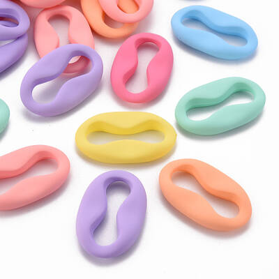Rubberized Style Acrylic Linking Rings