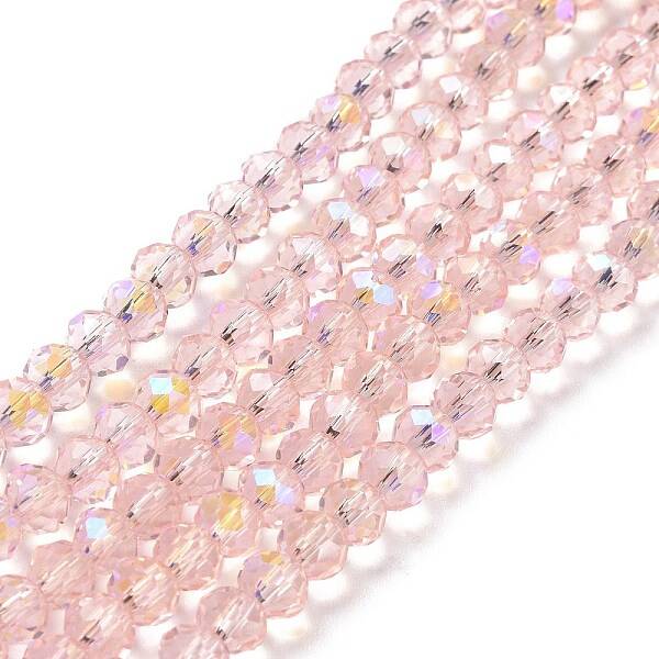 Electroplate Glass Beads Strands