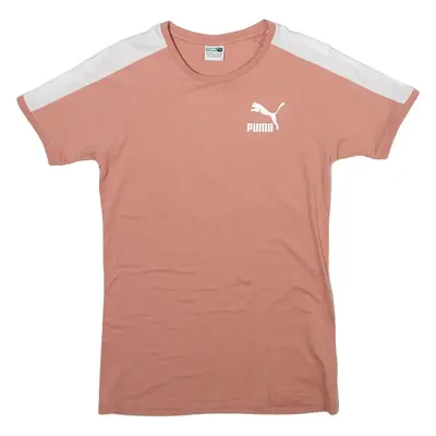 PUMA Mens T-Shirt Pink S