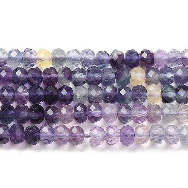 Natural Fluorite Beads Strands