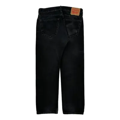 505 Levis Jeans - 32W 28L Black Cotton
