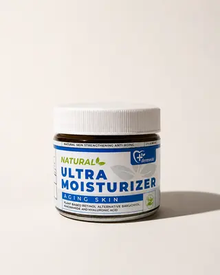 Dermveda Ultra Moisturizer Anti-Aging, Natural Skin-Strengthening Hydration Cream for Aging Skin - Nourishing Plant-Based Ant...