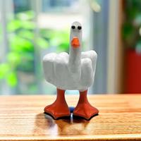 Funny Little Duck Resin Figurine Christmas Ornament, suitable for Home Office, Bedroom, Desktop use. This Cute Craft Decorati...