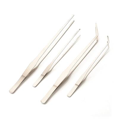 Stainless Steel Curved Tweezers