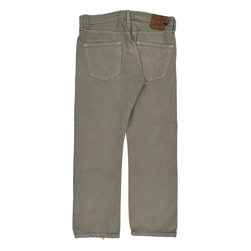 501 Levis Jeans - 36W 30L Grey Cotton | Size: 36″ waist