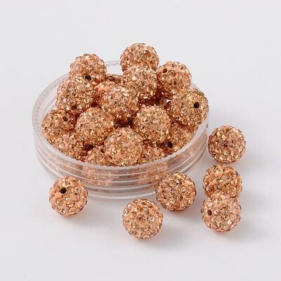 Pave Disco Ball Beads
