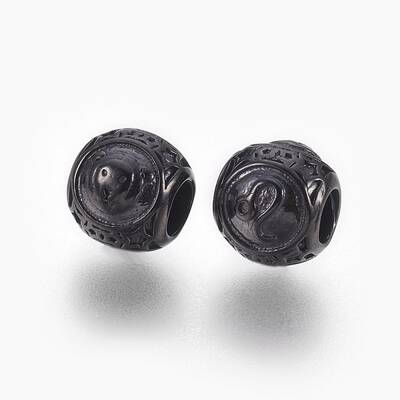 316 Surgical Stainless Steel European Beads