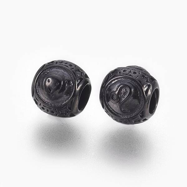 316 Surgical Stainless Steel European Beads