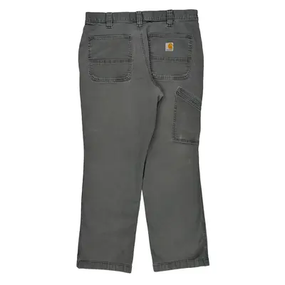 Carhartt Trousers - 33W 29L Grey Cotton Blend