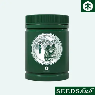 Seedshub Hair Dissolving Laundry Powder - Hair/ Pet Hair Removal, Laundry Detergent, Stain Remover, for dog and cat hair, Pet...