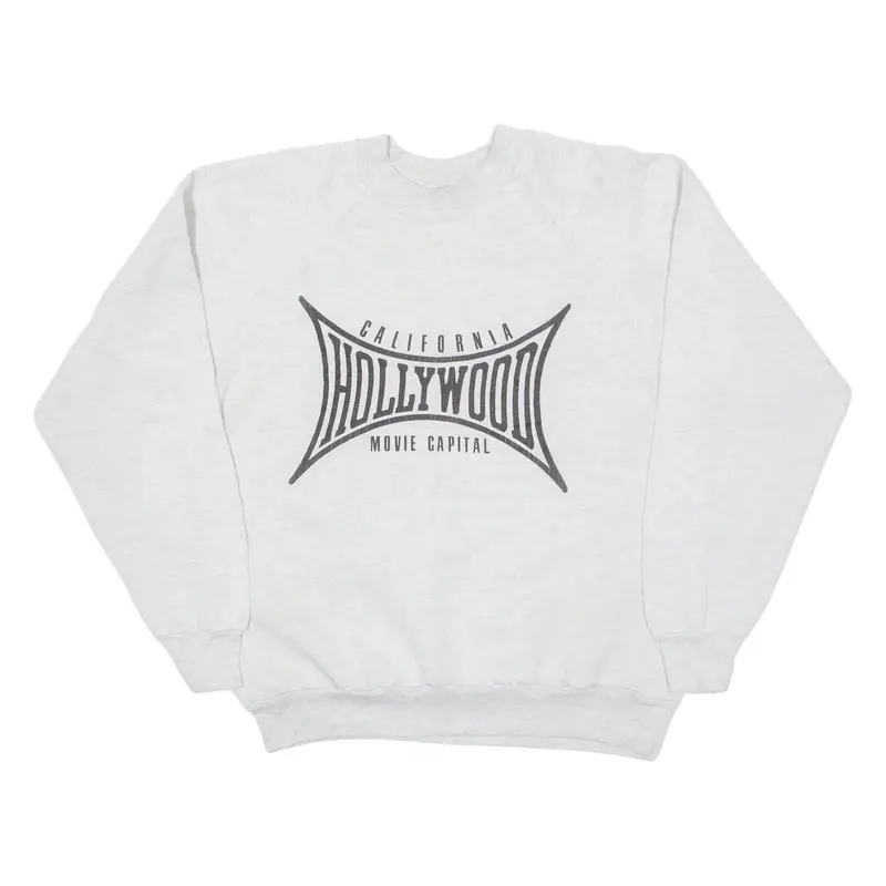 ONEITA California Hollywood Womens Sweatshirt Grey USA L