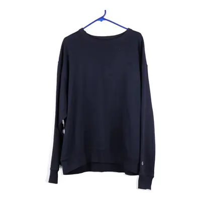 Champion Hoodie - XL Navy Cotton Blend