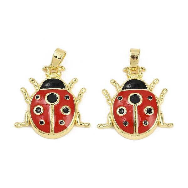 Brass Enamel Pendants