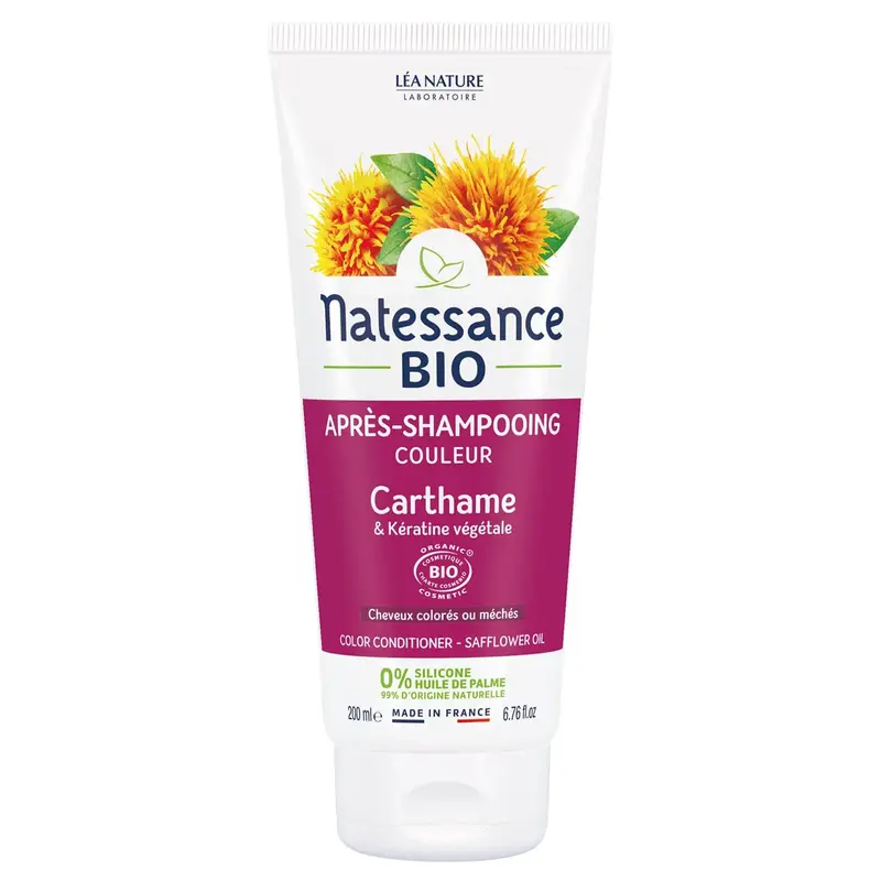Natessance Color Conditioner - Organic Safflower & Vegetable Keratin 200ml