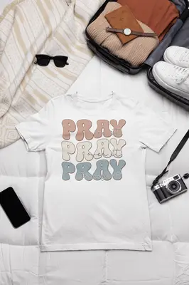 Pray On It, Over It, Through It Tee