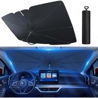 Car Sun Shade Windshield Foldable Umbrella Reflective Sunshade for Vehicle Blocks UV Rays Sun Visor Protector to Keep Your Ve...