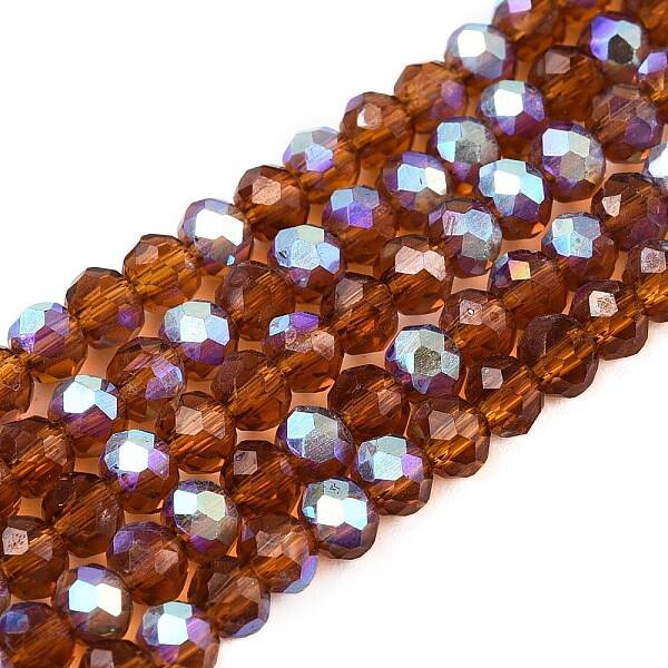Electroplate Glass Beads Strands