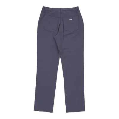 Armani Jeans Trousers - 30W UK 10 Blue Polyester Blend | Size: UK 10