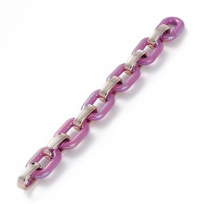 Handmade Opaque Acrylic Cable Chains