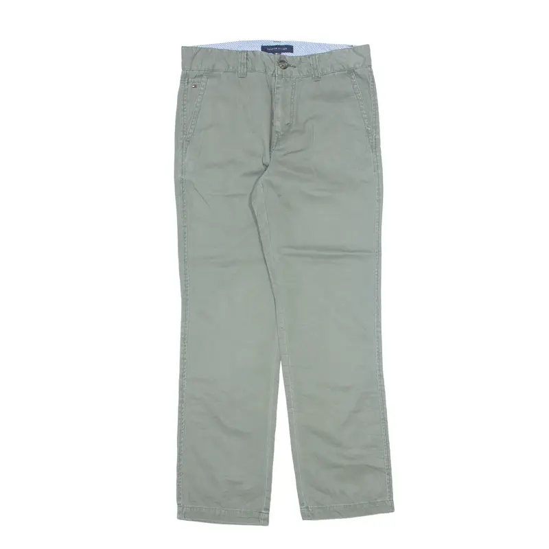 TOMMY HILFIGER Trousers Green Regular Straight Boys W30 L28