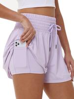 Womens Butterfly Skirt Elastic Flowy Athletic Shorts Gym Yoga Workout Running Sport Sweat Skort Golf Tennis High Waisted with...