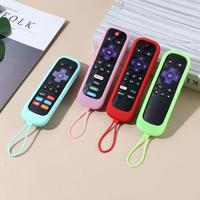 Silicone Remote Control Cover, 1 Count Dustproof Remote Control Protector, Remote Control Protective Cover for Hisense TCL Ro...