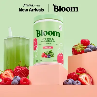 Bloom Nutrition Greens & Superfoods Powder (25 Servings)  -  Digestion, Gut Health, Bloating Relief, Spirulina & Chlorella wi...