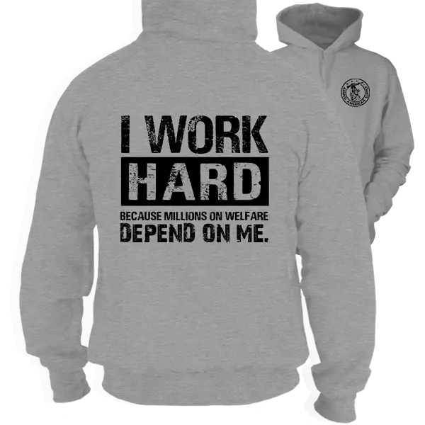 Welfare -Heather Gray Hoodie