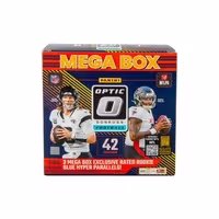 PYT Break-10x NFL Optic Mega Box - Sealed Box with Guaranteed Selection of Hits, Inserts & Rookie Cards from the Team, No Vet...