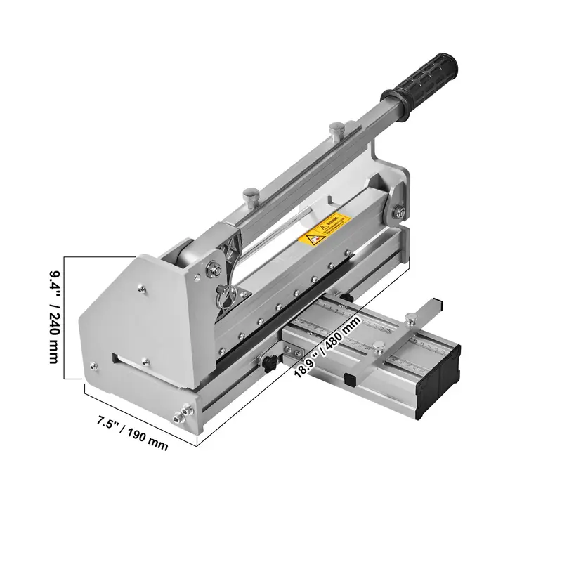 VEVOR Floor Cutter 13 inch, Cuts Vinyl Plank, Laminate, Engineered Hardwood, Siding, 0.47in Cutting Depth Effortless And Easy...