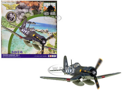 Vought Corsair Mk. II Fighter Aircraft JT537, 1836 Naval Air Squadron, HMS Victorious, Battle of Okinawa (1945) British Roy...