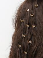 Cute Butterfly Design Hair Clip, Hollow Out Design Hair Accessories for Women & Girls, Simple Style Plain Color Bangs Clip fo...