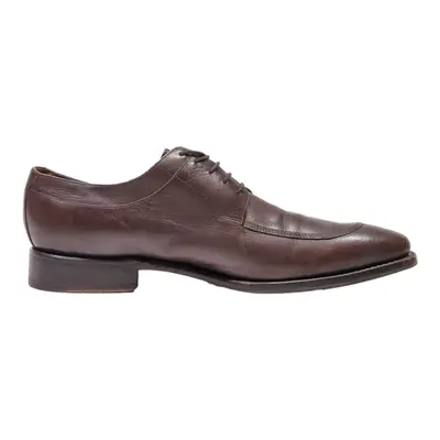 MINELLI Oxford Shoes Brown Leather Mens UK 9.5