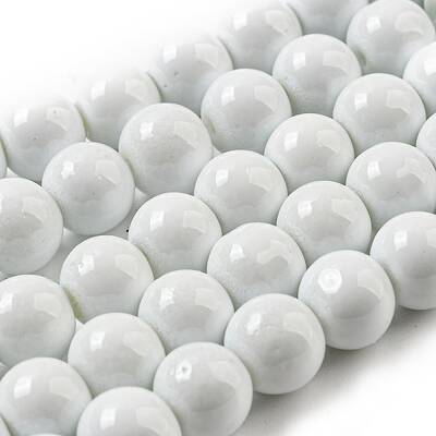 Painted Glass Bead Strands