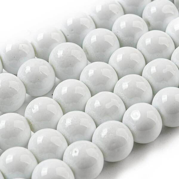 Painted Glass Bead Strands