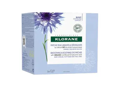 Klorane Cornflower Smoothing Patches Anti-fatigue Eye Contour 7 pairs