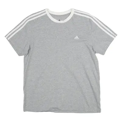 ADIDAS Womens T-Shirt Grey M