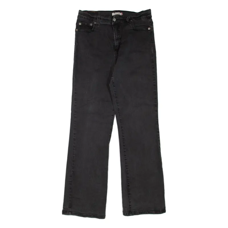 LEVI'S Womens Jeans Grey Regular Bootcut W30 L30